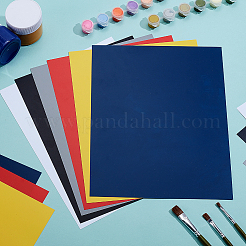 12 Blatt 6 Farben PVC-Blätter&nbsp;DIY-GA0008-25