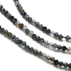 Chapelets de perles en apatite naturelle&nbsp;G-RM2025-A18-2mm-A
