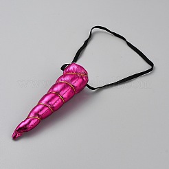 Elastisches Stirnband aus Stoff mit Einhorn-Horn-Ohren&nbsp;OHAR-WH20008-01H