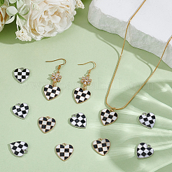 52pcs 2 styles de pendentifs en émail en alliage&nbsp;ENAM-NB0002-29