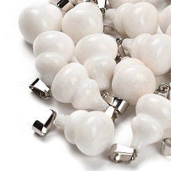 Natürliche weiße Jade Anhänger&nbsp;G-B127-03P-14