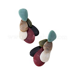 Pendientes colgantes de resina para mujer&nbsp;WGCC9D4-01