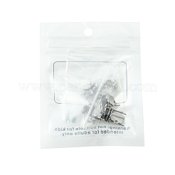 10 pièce de clous d'oreilles en acier inoxydable 201 avec trou&nbsp;EJEW-FS0001-14C