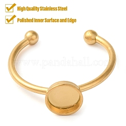 Bague de réglage ronde et plate en acier inoxydable 304&nbsp;STAS-I306-05A-G