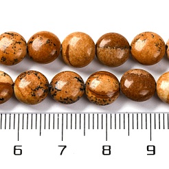 Natürliches Bild Jaspis Perlen Stränge&nbsp;G-T047-A22-01