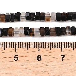 Filo di perline di agata naturale&nbsp;G-G345-C36-2x4mm