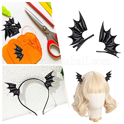 40 stücke 2 stil dämon flügel pu leder ornament zubehör&nbsp;FIND-GF0005-93C