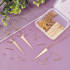 Kit de fabricación de aretes colgantes de geometría diy&nbsp;FIND-AR0002-13