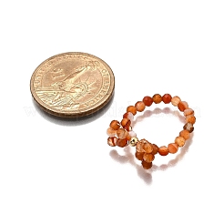 3 anello con pietre preziose naturali&nbsp;RJEW-TA00204