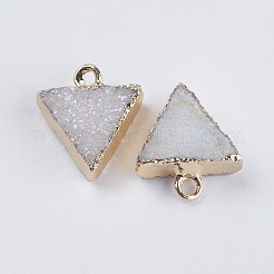 Breloques en agate druzy naturel&nbsp;G-L479-11