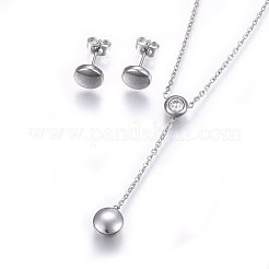 Juegos de joyas de acero inoxidable 304&nbsp;SJEW-H144-07