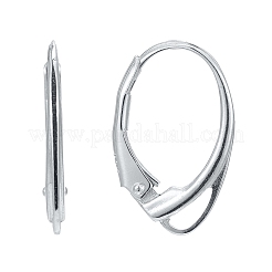925 Sterling-Silber-Hebel-Creolen-Ohrring-Zubehörse&nbsp;STER-M104-02S