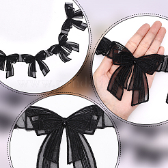 3 Yards computergesteuerte Polyester-Stickapplikationen&nbsp;DIY-WR0004-80