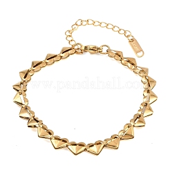 Bracelets à maillons en acier inoxydable 304 pour femmes&nbsp;STAS-H249-19G