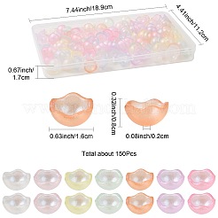 150 leuchtender Kegel aus Acrylperlen&nbsp;MACR-FS0002-29