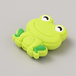 Frosch-Fokalperlen aus umweltfreundlichem Silikon in Lebensmittelqualität&nbsp;SIL-WH0006-29F