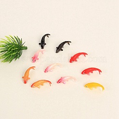 40 pièce de 10 styles de décorations d'affichage de poisson imitation PVC&nbsp;DIY-CN0003-64