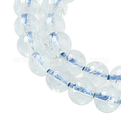 Natürliche Aquamarin Perlen Stränge&nbsp;G-P576-4mm-01A
