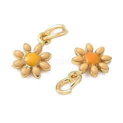 Messing Emaille Anhänger / charms&nbsp;KK-C110-16B-02G