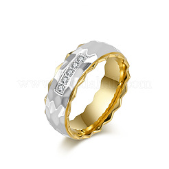 Anillos de dedo de acero inoxidable 304 para hombres&nbsp;WG2A6A8-01