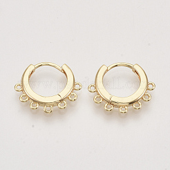 Set Da 20 Paia Di Orecchini A Cerchio PandaHall | Forme Miste: Quadrato, Cuore, Stella, Spirale | Colori Oro E Platino | Per Creazione Gioielli Fai Da Te