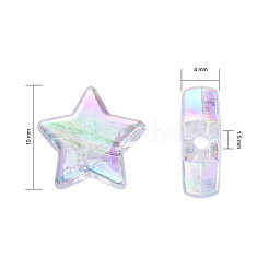 Umweltfreundliche transparente Acrylperlen&nbsp;TACR-YW0001-01A