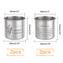Blumentöpfe aus Edelstahl&nbsp;TOOL-UN0001-02P