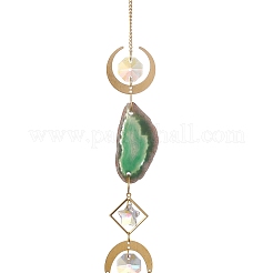 Sonnenfänger aus Messing und Kristall&nbsp;LS-HJEW-G018-04B-G