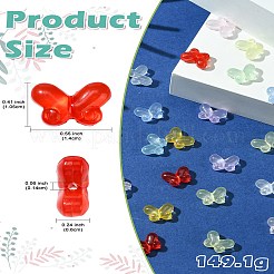 200 Stück transparente Acrylperlen&nbsp;OACR-CJ0002-07