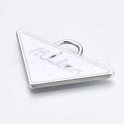 Pendentifs d'émail en alliage&nbsp;PALLOY-T067-204P-2-RS