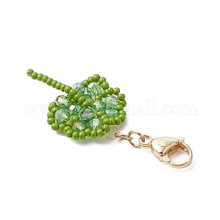 Decorazioni pendenti con perline di semi fatte a mano&nbsp;HJEW-MZ00297