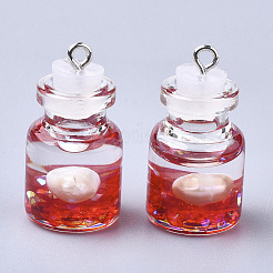 Anhänger Glasflasche&nbsp;LS-GLAA-T001-03C