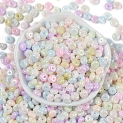 Couleurs opaques perles de rocailles en verre lustré&nbsp;X1-SEED-P008-01C-13