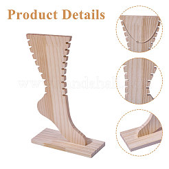 Espositori per caviglie in legno&nbsp;ODIS-WH0025-224B