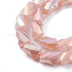 Chapelets de perles en verre électrolytique &nbsp;GLAA-G092-A-10