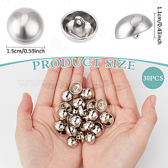 Bottoni in lega di zinco a 1 foro&nbsp;FIND-MA0001-18A-P