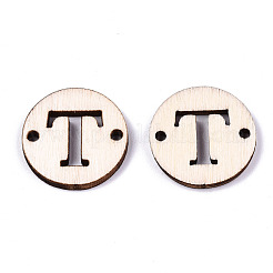 Connettori di collegamento in legno di pioppo naturale non finito&nbsp;WOOD-S045-140A-01T