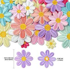 32 Stück Gänseblümchen-Aufnäher aus Polyester&nbsp;PATC-CJ0001-12