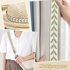 12 m langes Polyester-Jacquard-Blattband&nbsp;OCOR-OC0001-46D