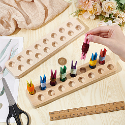 Zahnseidenhalter mit Holzclip&nbsp;FIND-WH0290-74B