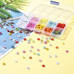 10 Farben undurchsichtige Acrylperlen&nbsp;MACR-FS0001-77