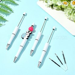 10 penna a sfera in plastica ABS e ferro&nbsp;AJEW-FS0001-41C