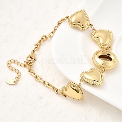 Gliederarmbänder aus 304 Edelstahl&nbsp;BJEW-P368-03G