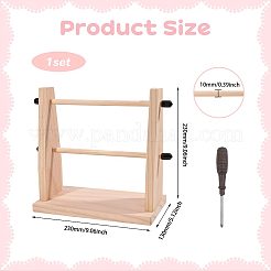 Garnhalter aus Holz&nbsp;ODIS-WH0099-288A