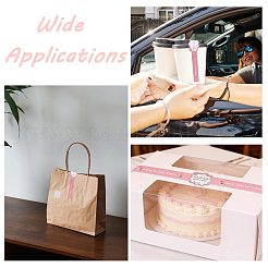 Autocollants en papier plaqué cuivre&nbsp;OFST-WH0004-198