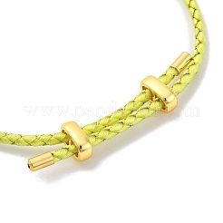 Bracelets tressés en cordon de polyester réglable&nbsp;BJEW-Z085-01G-15