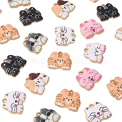 35pcs 7 pendentifs en alliage de couleurs&nbsp;ENAM-CJ0002-67