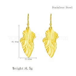 Elegante geometrische Ohrhänger aus Edelstahl 304 für den täglichen Gebrauch durch Frauen&nbsp;PF0498