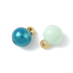 Colgantes de esmalte de latón&nbsp;KK-K364-17C-G