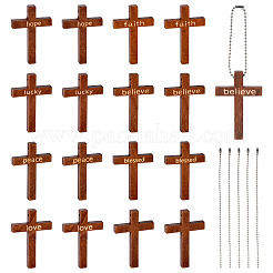 DIY-Set zur Herstellung von Anhängern mit inspirierendem Wort&nbsp;DIY-SW0001-13